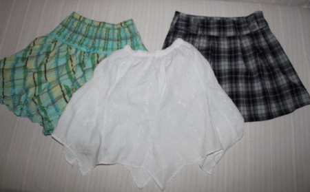 SET 3 sukní - 6,00eur